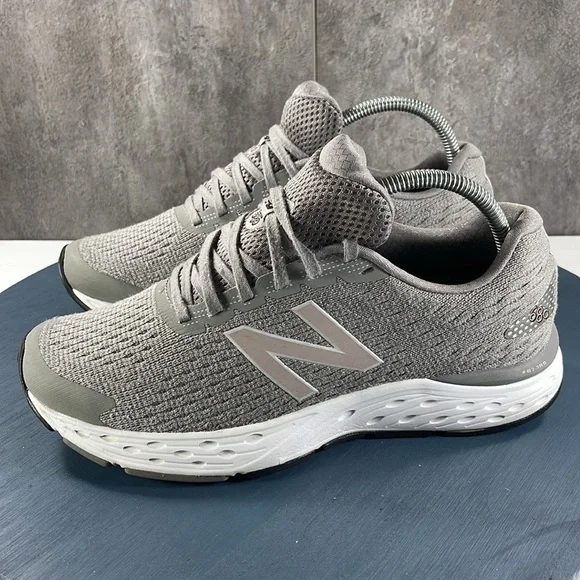 New Balance Womens 680v6 Grey Comfort Athletic Running Shoes Size US 10 - Picture 3 of 8
